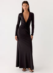 Palm Haze Maxi Dress