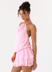 Parade Halter Mini Dress