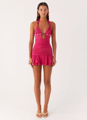 Payback Shell Trim Mini Dress