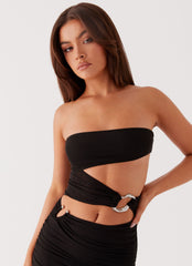Into Pieces Mesh Maxi Dress