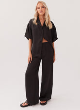 Palm Cove Satin Pants