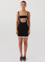 Lost In Paris Knit Mini Dress