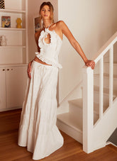 Mariella Linen Maxi Skirt