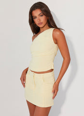 Marissa Linen Mini Skirt