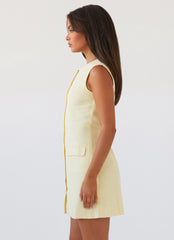 Castello Fiore Linen Mini Dress