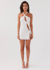 Midnight Rhapsody Ruffle Mini Dress