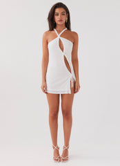 Midnight Rhapsody Ruffle Mini Dress