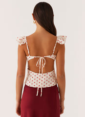 Regan Ruffle Top