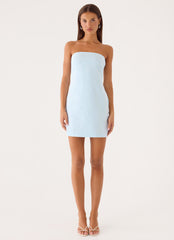 Reinna Cotton Strapless Mini Dress