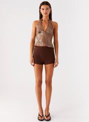 Reyce Sequin Top