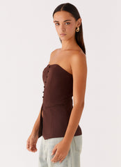 Riveria Strapless Top