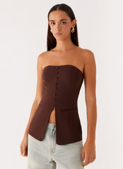 Riveria Strapless Top