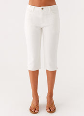 Rocco Denim Capri Pants