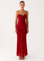 Rosa Corset Maxi Dress