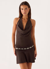 Rude Love Belt Mini Dress