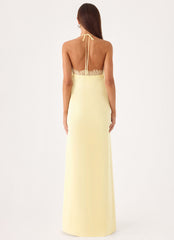 Samaria Halter Maxi Dress