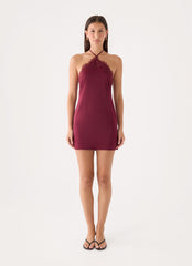 Samaria Halter Mini Dress