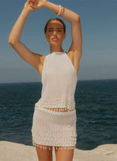 Scorpio Crochet Halter Top