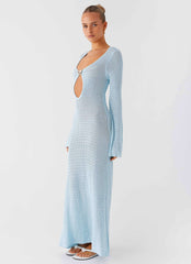 Seascape Crochet Maxi Dress
