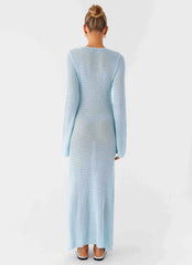 Seascape Crochet Maxi Dress
