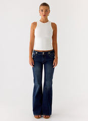 See Me Twice Ribbed Top