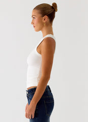 See Me Twice Ribbed Top