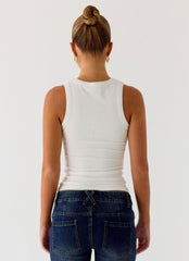 See Me Twice Ribbed Top