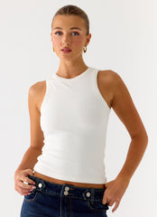 See Me Twice Ribbed Top