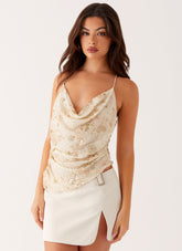 Seona Beaded Top