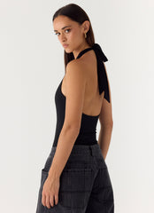 Set The Scene Halter Bodysuit