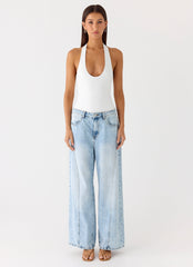 Set The Scene Halter Bodysuit