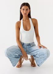 Set The Scene Halter Bodysuit