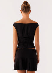 Shelby Pleated Mini Skirt