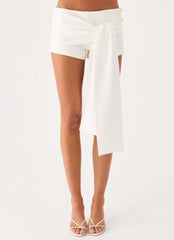 Sherlyn Sash Mini Shorts