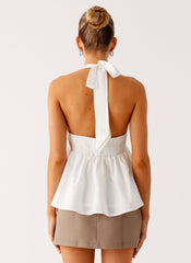Sigala Cotton Halter Top
