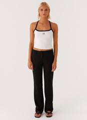 Signature Monogram Halter Top
