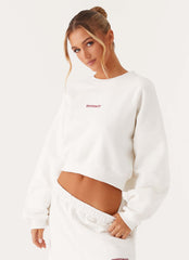 Signature Cropped Sweatshirt