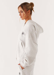 Signature Double Zip Up Hoodie