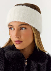 Snow Ball Knit headband