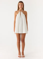 Soft Breeze Linen Mini Dress