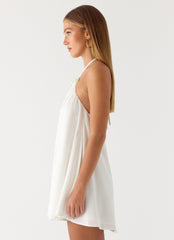 Soft Breeze Linen Mini Dress
