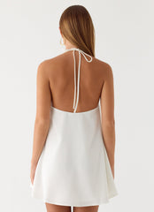 Soft Breeze Linen Mini Dress