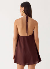 Soft Breeze Linen Mini Dress