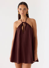 Soft Breeze Linen Mini Dress