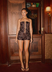 Sozzani Denim Mini Shorts