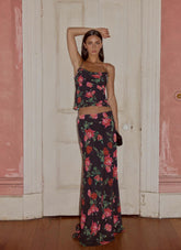 Star Girl Chiffon Maxi Skirt