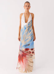 Stars Align Cowl Maxi Dress