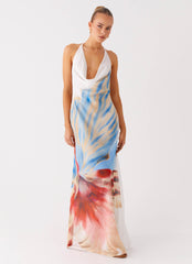 Stars Align Cowl Maxi Dress