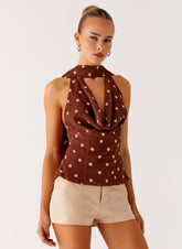 Stealing Love Scarf Top
