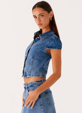 Stella Button Up Top